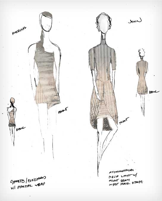 Costume sketches by Jenn Logan Costume sketches by Jenn Logan