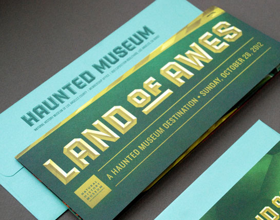 Haunted Museum 2012 invitation
