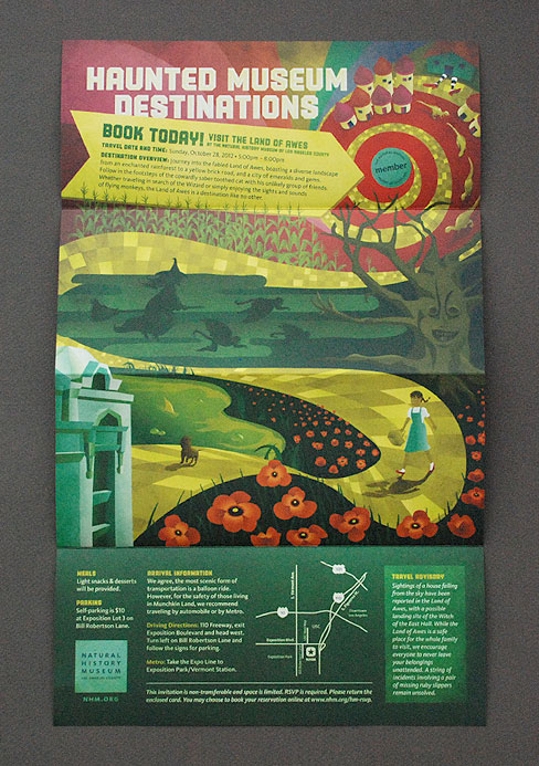 Haunted Museum 2012 invitation